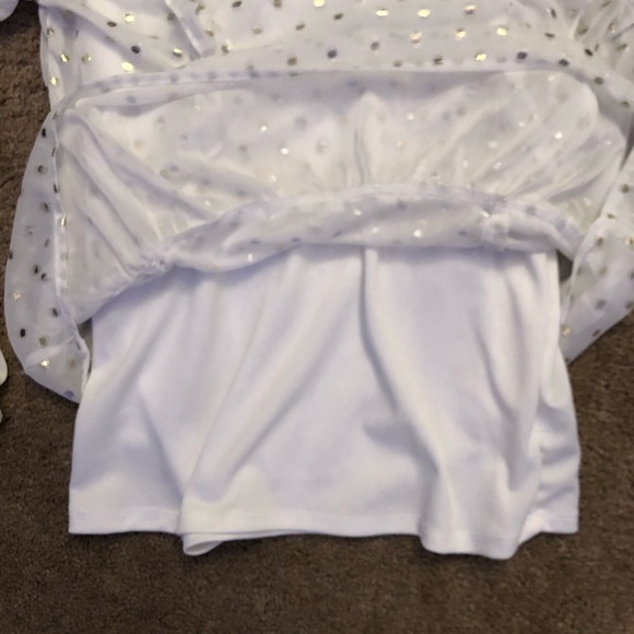 Girls dressy long sleeve w/small bell cuff size L - Picture 2 of 4